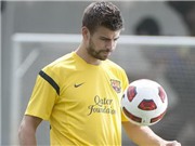 Bóng đá anh, ngoại hạng anh, lịch thi đấu euro 2012, Barca nhận tin dữ: Pique nghỉ tiếp hai tuần